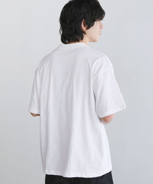 JACK PURCELL(ジャックパーセル)の「CONVERSE JACK PURCELL コーマ天竺クルーネックグラフィック半袖Tシャツ(Tシャツ/カットソー・メンズ・ホワイト系/グレー系/ブルー系1/ホワイト系1・L/M/S)」の7枚目の写真