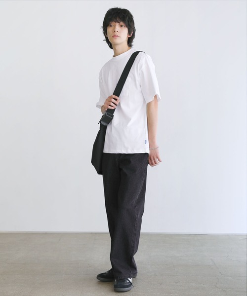 JACK PURCELL(ジャックパーセル)の「CONVERSE JACK PURCELL コーマ天竺クルーネックグラフィック半袖Tシャツ(Tシャツ/カットソー・メンズ・ホワイト系/グレー系/ブルー系1/ホワイト系1・L/M/S)」の9枚目の写真