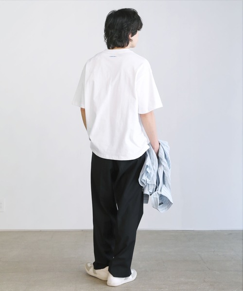 JACK PURCELL(ジャックパーセル)の「CONVERSE JACK PURCELL コーマ天竺クルーネックグラフィック半袖Tシャツ(Tシャツ/カットソー・メンズ・ホワイト系/グレー系/ブルー系1/ホワイト系1・L/M/S)」の16枚目の写真