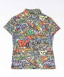 【LOUDMOUTH/ラウドマウス】レディースデザイン柄半袖シャツ ゴルフ