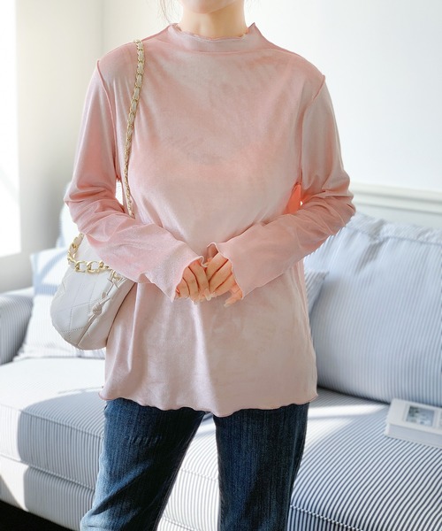 セール】前後2WAYベロアトップス（Tシャツ/カットソー）｜by LEGNA