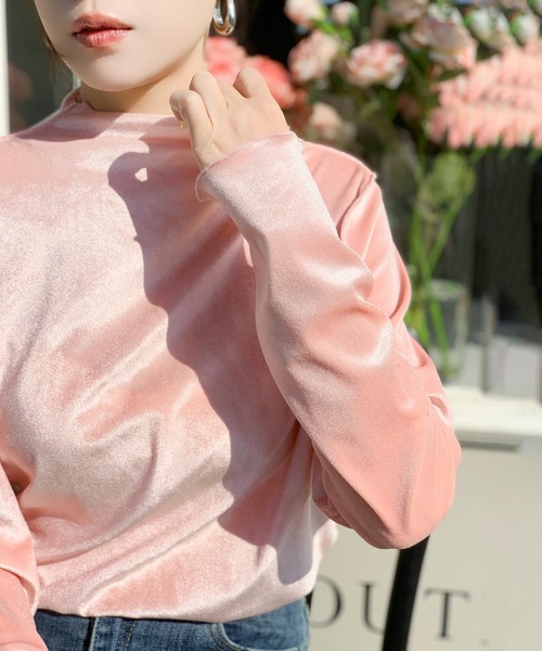 セール】前後2WAYベロアトップス（Tシャツ/カットソー）｜by LEGNA