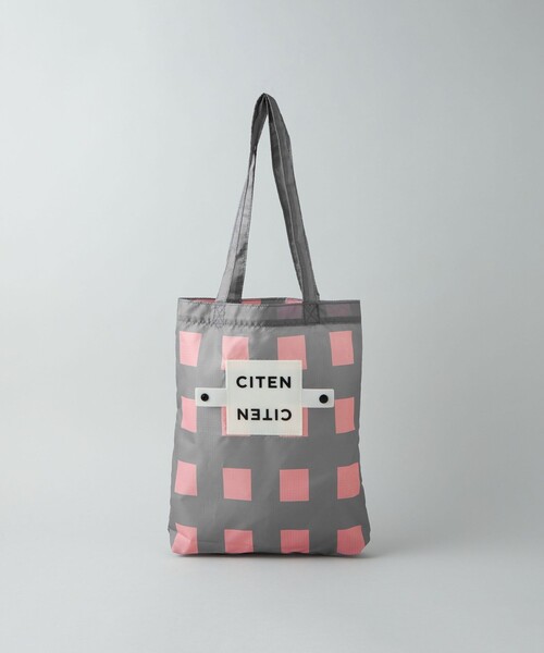 CITEN（シテン）の「＜CITEN＞くるくるパッチンジオメチェックS（エコバッグ/サブバッグ・レディース・ライトグレー/ライトブルー/シャーベット・FREE）」の16枚目の写真