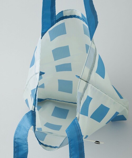 CITEN（シテン）の「＜CITEN＞くるくるパッチンジオメチェックS（エコバッグ/サブバッグ・レディース・ライトグレー/ライトブルー/シャーベット・FREE）」の7枚目の写真