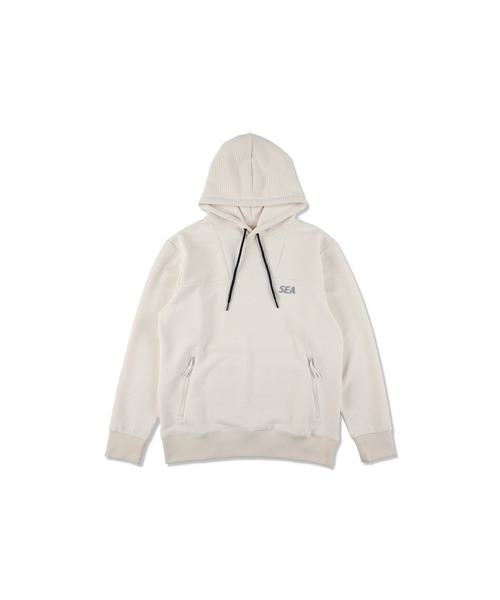 WIND AND SEA（ウィンダンシー）の「WDS-ES WDS_TEX Dimensional Hooded Sweatshirt（パーカー・メンズ・オリーブドラブ/グレー/アイボリー/ブラック・S/M/L/XL）」の10枚目の写真