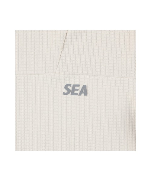 WIND AND SEA（ウィンダンシー）の「WDS-ES WDS_TEX Dimensional Hooded Sweatshirt（パーカー・メンズ・オリーブドラブ/グレー/アイボリー/ブラック・S/M/L/XL）」の8枚目の写真