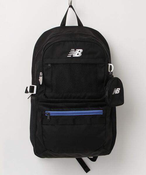 NEW BALANCE(ニューバランス)の「ニューバランス【new balance】デイパック ミニポーチ付きモデル(ショルダーバッグ・メンズ・ブルー/ブラック・フリ-)」の2枚目の写真