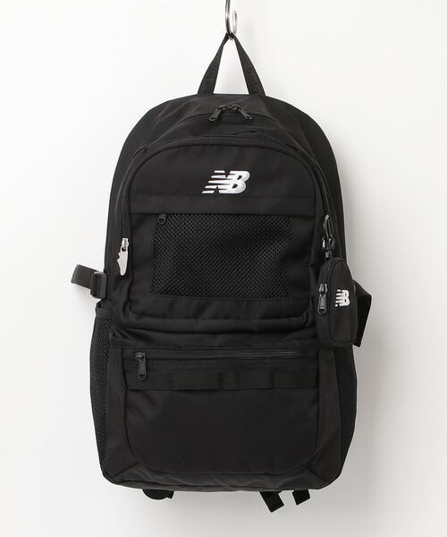 NEW BALANCE(ニューバランス)の「ニューバランス【new balance】デイパック ミニポーチ付きモデル(ショルダーバッグ・メンズ・ブルー/ブラック・フリ-)」の1枚目の写真