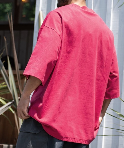 Sunny Smith（サニースミス）の「【SUNNY SMITH】 Heavy Smith School Logo SS Tee（Tシャツ/カットソー・メンズ・オフホワイト/チャコールグレー/レッド・FREE）」の15枚目の写真