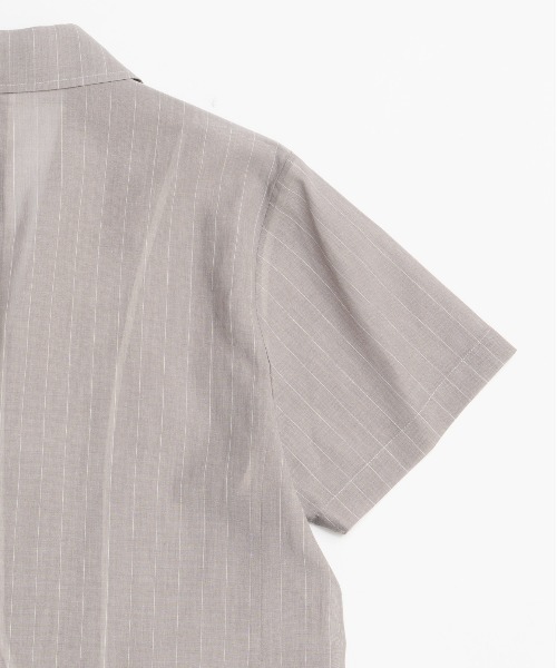 MAISON SPECIAL シースルー　ハーフジャケット　ホワイト　ストライプ MAISON SPECIAL（メゾンスペシャル）の「See-through Layered