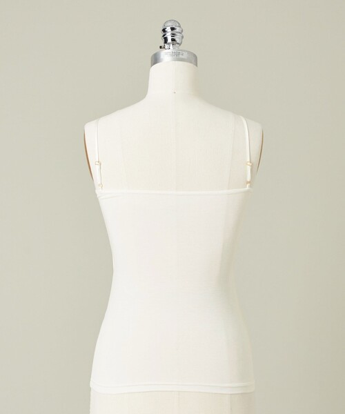 conte（コンテ）の「＜conte＞カップ キャミソール（キャミソール・レディース・ネイビー/ベージュ/ブラック/ホワイト・FREE）」の5枚目の写真