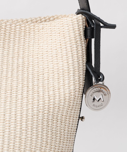 marco masi(マルコマージ)の「【MARCO MASI】ラフィア風ショルダーバケツバッグ-RAFFIA LIKE SHOULDER BAG(ショルダーバッグ・レディース・ベージュ/アイボリー・FREE)」の17枚目の写真