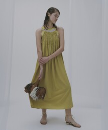 Firsthand（ファーストハンド）の「Firsthand/ファーストハンド ランニングスティッチングキャミワンピース / コットンボイルワンピース（ワンピース）」