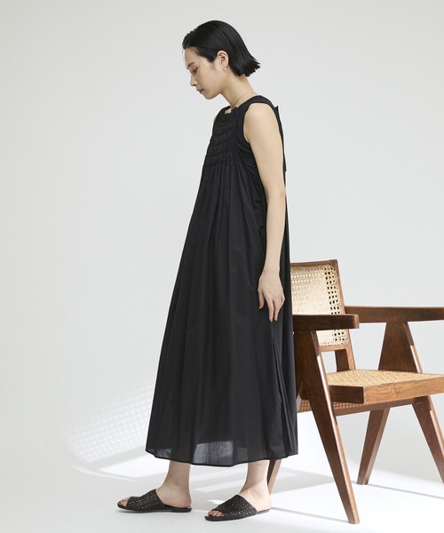 Firsthand(ファーストハンド)の「Firsthand/ファーストハンド ランニングスティッチングキャミワンピース / コットンボイルワンピース(ワンピース・レディース・ブルーグリーン/ブラック/ブルー・FREE)」の22枚目の写真