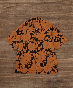 Maison Special フラワープリントスリットスリーブTシャツ フラワープリントスリットスリーブTシャツ【MAISON SPECIAL