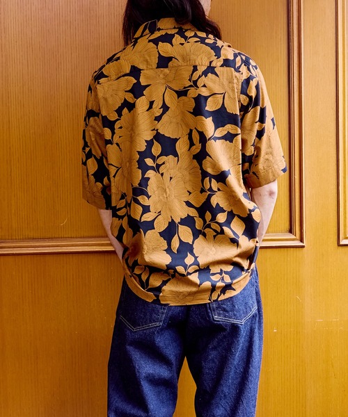 ADAM ET ROPE'（アダムエロペ）の「【WILD LIFE TAILOR】アソート ハワイアン オープンカラー シャツ（シャツ/ブラウス・メンズ・ブルー系その他/オフホワイト/イエロー系その他/ブラック系その他2・L/M）」の18枚目の写真