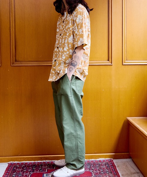 ADAM ET ROPE'（アダムエロペ）の「【WILD LIFE TAILOR】アソート ハワイアン オープンカラー シャツ（シャツ/ブラウス・メンズ・ブルー系その他/オフホワイト/イエロー系その他/ブラック系その他2・L/M）」の6枚目の写真