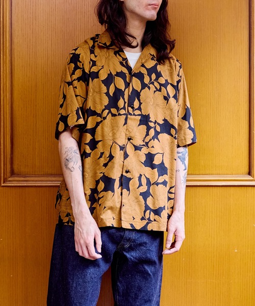 ADAM ET ROPE'（アダムエロペ）の「【WILD LIFE TAILOR】アソート ハワイアン オープンカラー シャツ（シャツ/ブラウス・メンズ・ブルー系その他/オフホワイト/イエロー系その他/ブラック系その他2・L/M）」の17枚目の写真