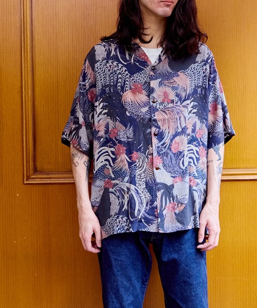 ADAM ET ROPE'（アダムエロペ）の「【WILD LIFE TAILOR】アソート ハワイアン オープンカラー シャツ（シャツ/ブラウス・メンズ・ブルー系その他/オフホワイト/イエロー系その他/ブラック系その他2・L/M）」の22枚目の写真