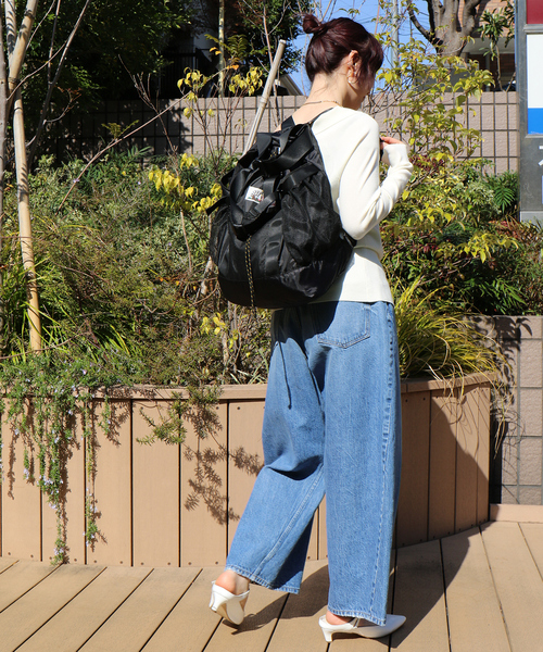 Caribou（カリブー）の「追加7【CARIBOU MOUNTAINEERING】ライトウェイトパックトート / バックパック / トートバッグ / 2WAY【WEB限定】（トートバッグ・レディース・カーキ/ブラック/ベージュ・フリー）」の10枚目の写真