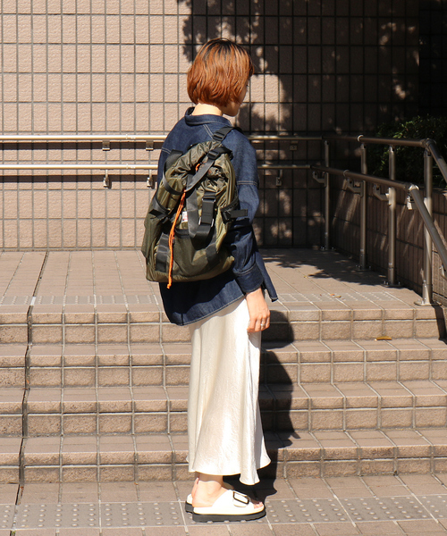 Caribou（カリブー）の「追加7【CARIBOU MOUNTAINEERING】ライトウェイトパックトート / バックパック / トートバッグ / 2WAY【WEB限定】（トートバッグ・レディース・カーキ/ブラック/ベージュ・フリー）」の15枚目の写真