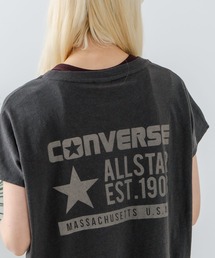【CONVERSE/コンバース】ラウンドヘム フレンチスリーブ Tシャツ