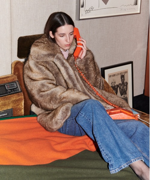 jakke（ジャッキー）の「ROSEMARY（その他アウター・レディース・サンドベージュ/ブラウン・M/S）」の3枚目の写真