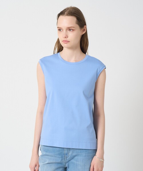 ANAYI（アナイ）の「コットンスムースフレンチプルオーバー（Tシャツ/カットソー・レディース・オフホワイト/ブラック/ブルー・38/36）」の11枚目の写真