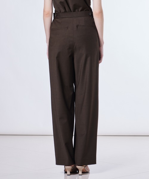 Sov.(ソブ)の「GREEN WOOLスラックス(スラックス・レディース・ネイビー/ブラウン・36/38)」の9枚目の写真