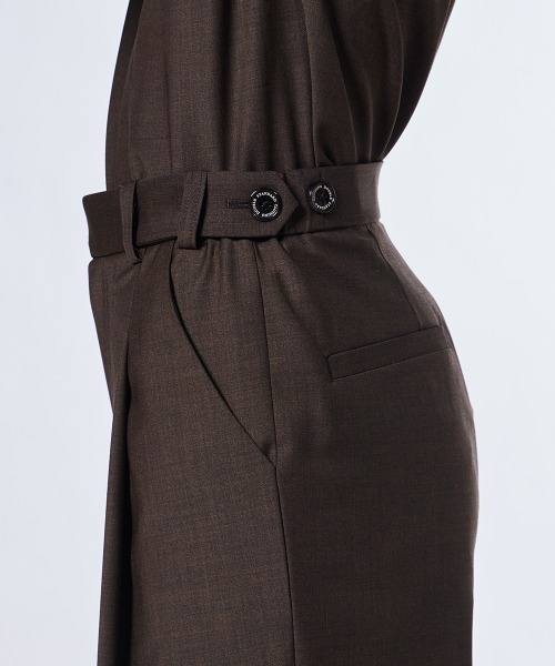 Sov.(ソブ)の「GREEN WOOLスラックス(スラックス・レディース・ネイビー/ブラウン・36/38)」の12枚目の写真