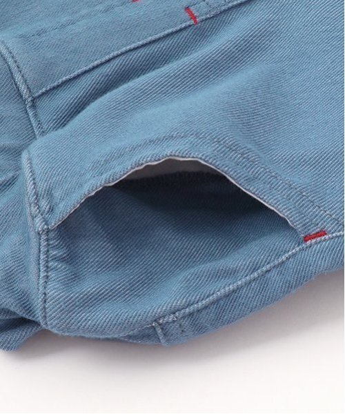 kladskap（クレードスコープ）の「スケボーザウルス6分丈パンツ（その他パンツ・キッズ・サックスブルー/ライトカーキ・90cm/100cm/110cm/120cm/130cm）」の8枚目の写真