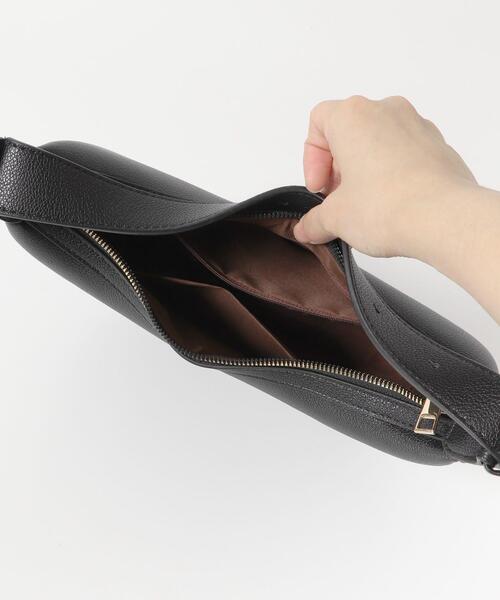 URBAN RESEARCH ROSSO WOMEN（アーバンリサーチ　ロッソ）の「ハーフムーンバッグ（ハンドバッグ・レディース・ブラウン/グレー系その他/ブラック・-）」の12枚目の写真