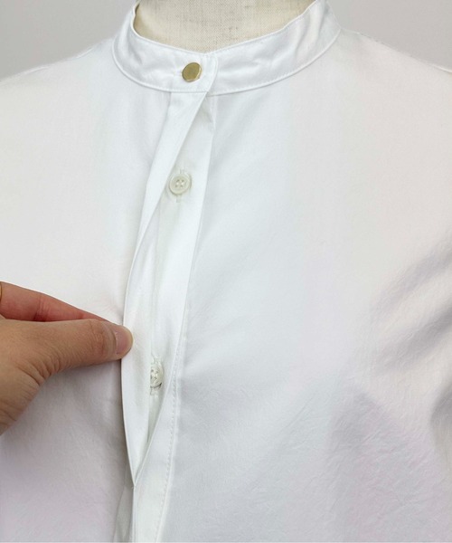 DIARIUM（ディアリウム）の「【日本製】裾フリルノースリーブブラウス（シャツ/ブラウス・レディース・オフホワイト/オレンジ・M）」の15枚目の写真