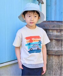 サンセットカー半袖Tシャツ