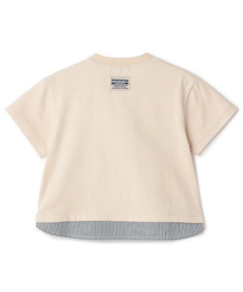 kladskap（クレードスコープ）の「サンセットカー半袖Tシャツ（Tシャツ/カットソー・キッズ・ベージュ/サックスブルー・90cm/100cm/110cm/120cm/130cm/80ｃｍ）」の4枚目の写真