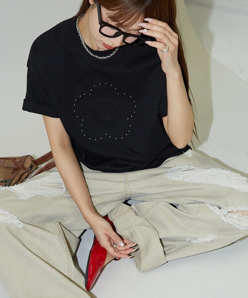 セール】MARY QUANT × PUBLUX/マリークワント スタッズ付き