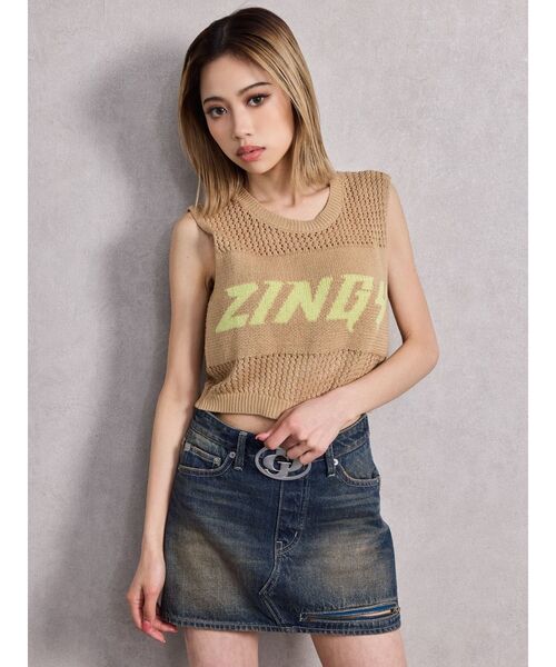 スリットタンクトップ A.F ARTEFACT - Side Slit Long Tank Top
