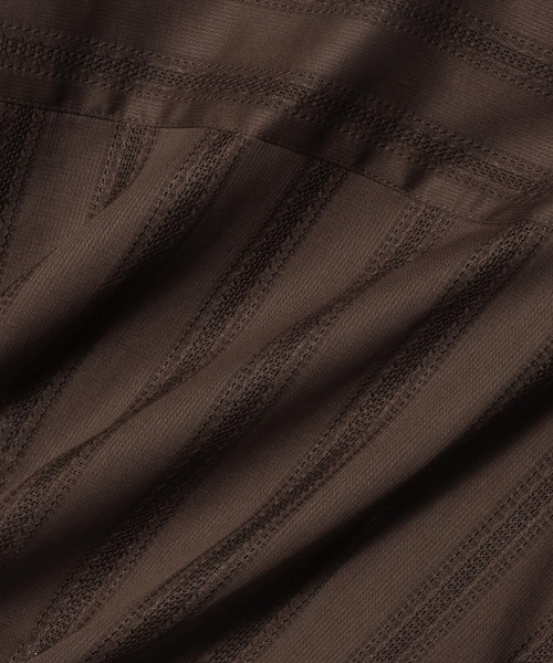 ESTNATION（エストネーション）の「ESTNATION / カラミハーフスリーブシャツ（シャツ/ブラウス・メンズ・ブラック/ブラウン/オフホワイト・MEDIUM/SMALL/LARGE）」の12枚目の写真