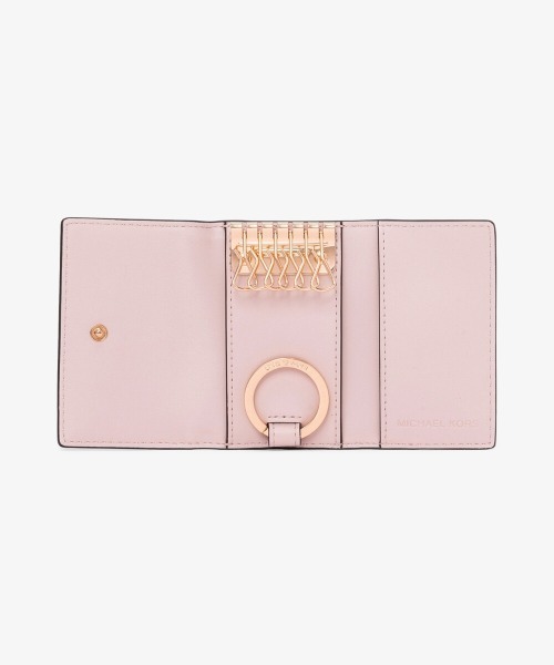 ❤︎ 新品 MICHAEL KORS マイケルコース キーケース ピンク セール】JET SET TRAVEL キーケース スモール - MKシグネチャー（キー