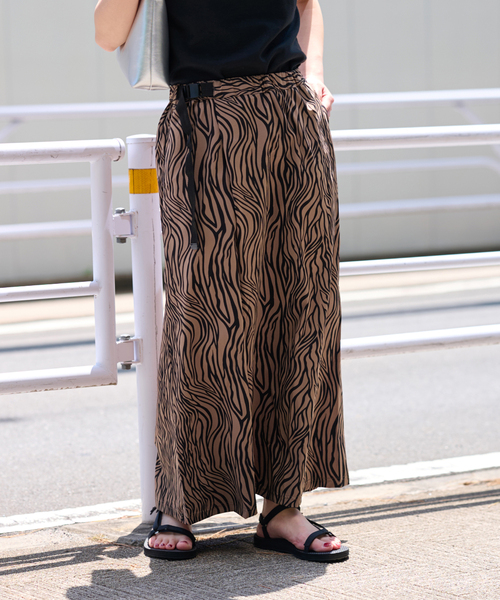 THOUSAND MILE(サウザンドマイル)の「《追加2》【THOUSAND MILE/サウザンドマイル】WAVE ADJUST SKIRT ZEBRA(スカート・レディース・ブラウン系その他・FREE)」の5枚目の写真