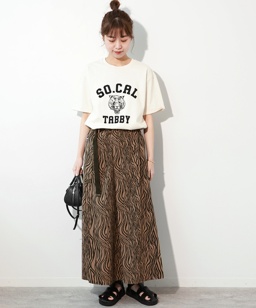 THOUSAND MILE(サウザンドマイル)の「《追加2》【THOUSAND MILE/サウザンドマイル】WAVE ADJUST SKIRT ZEBRA(スカート・レディース・ブラウン系その他・FREE)」の8枚目の写真