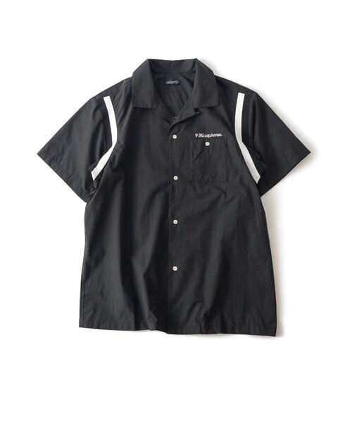 NineMicrophones(ナインマイクロフォンズ)の「BOWLING SHIRT(シャツ/ブラウス・メンズ・バーガンディー/ブラック・LARGE/MEDIUM/X-LARGE)」の3枚目の写真