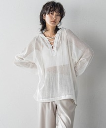 MAYSON GREY | メッシュアノラックパーカー≪手洗い可能≫(シャツ/ブラウス)