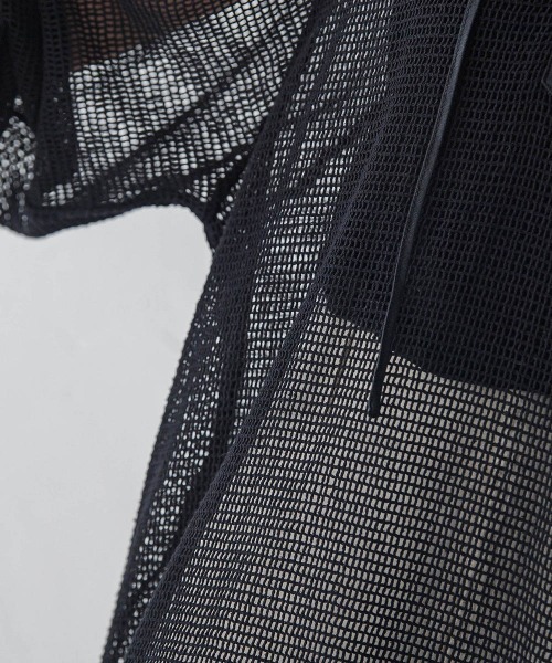 MAYSON GREY（メイソングレイ）の「メッシュアノラックパーカー≪手洗い可能≫（シャツ/ブラウス・レディース・ブラック/ホワイト・M）」の12枚目の写真