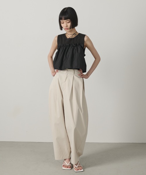 AIC.（エーアイシー）の「ビスチェレイヤードニットトップス（その他トップス・レディース・オフホワイト/ブラック・FREE）」の13枚目の写真