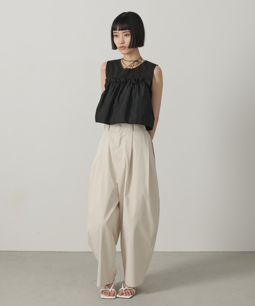 AIC.（エーアイシー）の「ビスチェレイヤードニットトップス（その他トップス・レディース・オフホワイト/ブラック・FREE）」の14枚目の写真