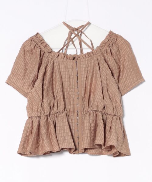 PAGEBOY(ページボーイ)の「2WAYオフショルブラウス(シャツ/ブラウス・レディース・モカ/ブラック/オフホワイト/グレイッシュベージュ/サックスブルー/ブラウン系その他2・FREE)」の5枚目の写真