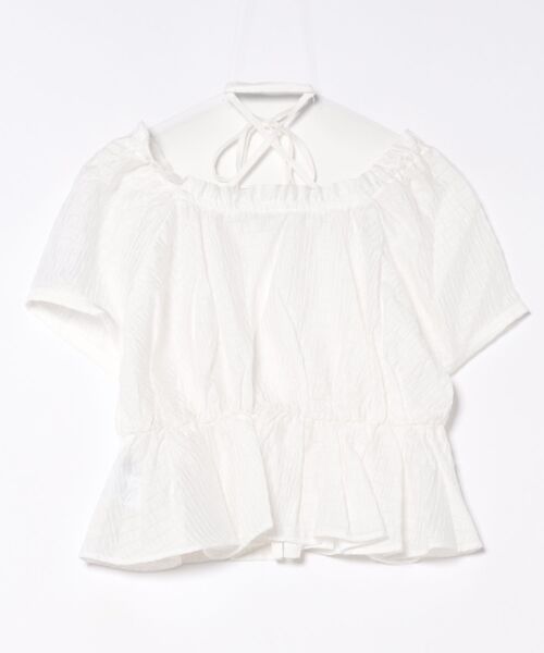 PAGEBOY(ページボーイ)の「2WAYオフショルブラウス(シャツ/ブラウス・レディース・モカ/ブラック/オフホワイト/グレイッシュベージュ/サックスブルー/ブラウン系その他2・FREE)」の7枚目の写真