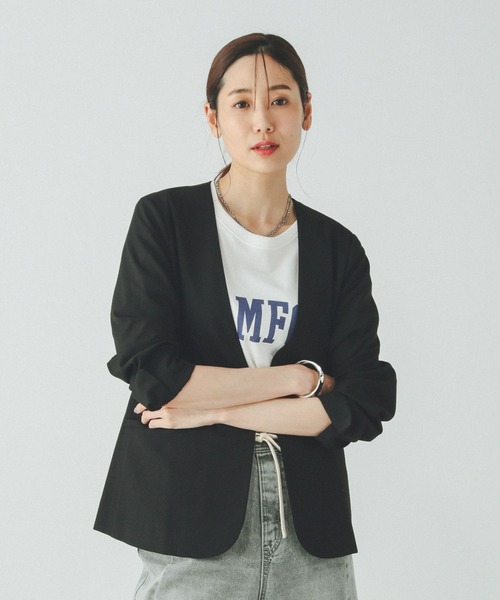 セール】ウツクシルエットDRYジャケット/290026（テーラードジャケット