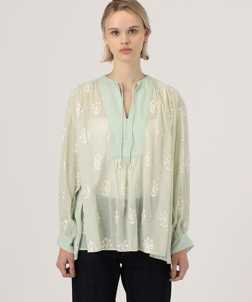 ブラウス シャツ ne Quittez pas COTTON VOILE SEDUM ブラウス レディース ne Quittez pas COTTON VOILE SEDUM ブラウス（シャツ/ブラウス